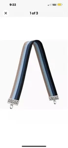 Brighton Your Bag Rainbow Bag Strap Blue Mix M8038N NWT New Purse Handle - Picture 1 of 3