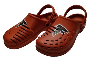 FOCO Atlanta Falcons Men's Red with Logo Clogs - Size: L (11-12) - Picture 1 of 2