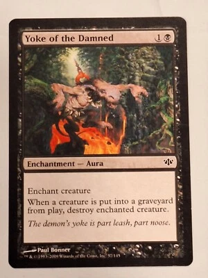Yoke of the Damned - Conflux - Magic the Gathering MTG Nice! - Image 1 of 2