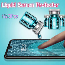 Pack de 3 protecteurs d'écran en verre liquide nano revêtement oléophobe film 9H universel yu