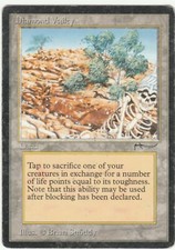 Arabian Nights MTG  Diamond Valley  Magic Rare