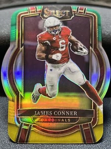 James Conner 2022 Panini Select #299 Nivel Club Verde Amarillo Troquelado Prizm - Imagen 1 de 2