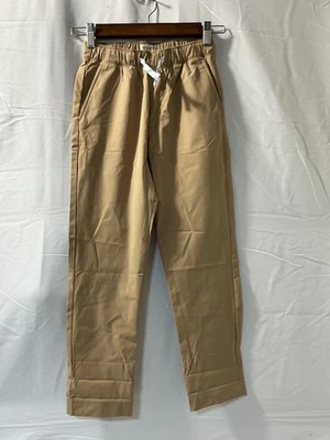 Crew Cuts Active Tech Pants Boys 8 Tan Pull on Drawstring Moisture Wick    NEW - Image 1 of 4