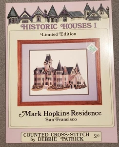 Mark Hopkins San Francisco Ltd Ed VTG Debbie Patrick Cross Stitch Pattern K69 - Picture 1 of 4