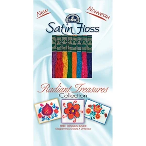 DMC Satin Floss Collection Pack 8.7yd 8/Pkg-Radiant Treasures (3Pk) - Picture 1 of 1