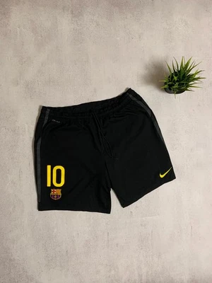Nike FC Barcelona Lionel Messi 10 Shorts Black Mens XXL Size Vintage - Image 1 of 4