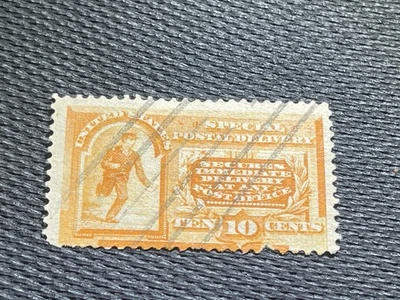 USA Scott #E3 Used 10c Special Delivery BOB US Stamp Fine Condition - Image 1 of 2