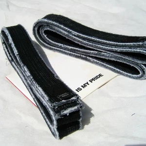 Cinturón Negro Usado De Colección Lavado Karate Taekwondo Jiu Jitsu Judo Artes Marciales - Imagen 1 de 5