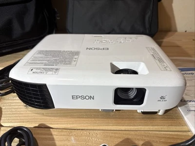 Epson EX3280 3LCD Projector With All Accessories/Case/Portable Suitcase Bundle - Image 1 of 4