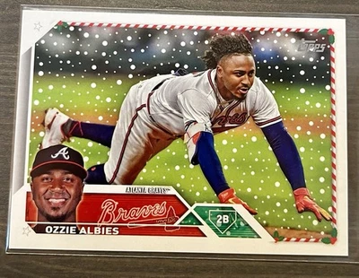 2023 Topps Holiday - Ozzie Albies #H58 - Image 1 of 2