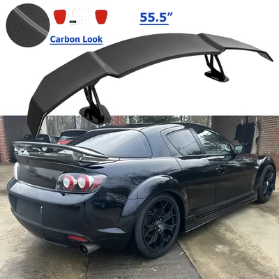 For Mazda RX-8 2004-2011 Rear Trunk GT Wing Racing Spoiler Carbon Lip - Image 1 of 4