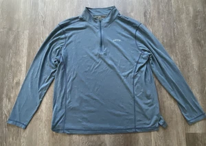Orvis Men’s XL Green Quarter Zip Pullover Classic Collection Fly Fishing Stretch - Picture 1 of 8