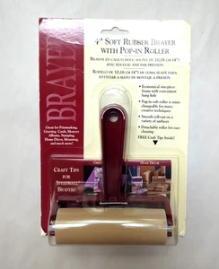 NEW Speedball 4" Soft Rubber Brayer With Pop In Roller Unopened Package - Picture 1 of 6