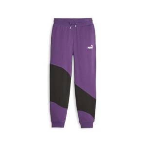 PUMA Power Cat High Waist Pants Youth Girls Black, Purple Casual Athletic Bottom - Picture 1 of 2