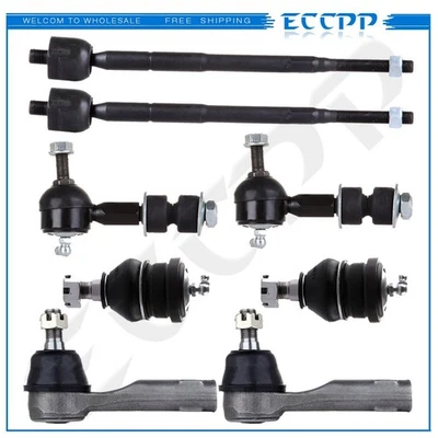 Se adapta a 98-01 Nissan Altima dirección 8 piezas rótulas delanteras barras estabilizadoras parte Foto 1 de 4