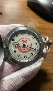 Reloj Bolsillo Vintage Lightning 3602 Marshal Zhukov 1945-1995 Regalo Aniversario - Imagen 1 de 11