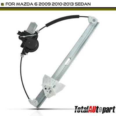 Regulador de janela e motor para Mazda 6 2009 2010 2011 2012 2013 driver dianteiro esquerdo - Imagem 1 de 4