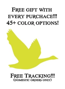 Gans, Tier, Silhouette, Vinyl, Aufkleber, Sticker, Gratis Geschenk, Verfolgungsjagd, Farben - Bild 1 von 135