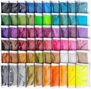 Fine Glitter YGDZ 60 Colors 300g Extra Fine Glitter for Crafts Bulk Glitter P... - Picture 1 of 5