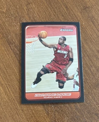Dwyane Wade 2006-07 Bowman Chrome #97 Miami Heat Bulls Marquette HOF - Image 1 of 2