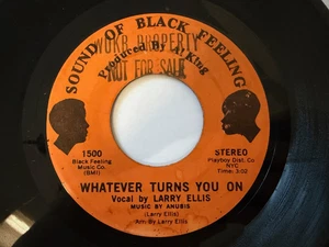 Funk Soul 45 - Larry Ellis & Anubis "Whatever Turns You On" Black Feeling HEAR - Bild 1 von 2
