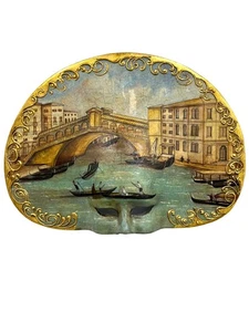 Venetian Scene Mask Handmade in Venice - Picture 1 of 4