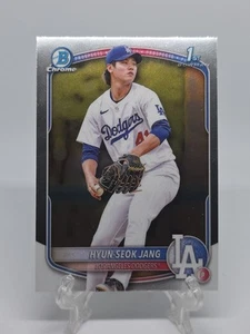 2025 Bowman Chrome Hyun-Seok Jang 1° Bowman Prospects - Los Angeles Dodgers - Foto 1 di 2