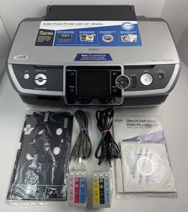 Epson Stylus Photo R380 Ultra High Definition Printer + Ink Cartridge, Tested - Afbeelding 1 van 19