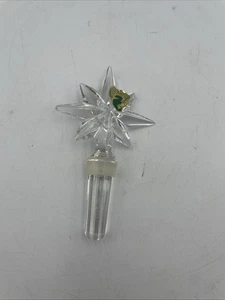 Tappo bottiglia stella vetro trasparente vintage - piano decanter stella cristallo 8 punti - Foto 1 di 6