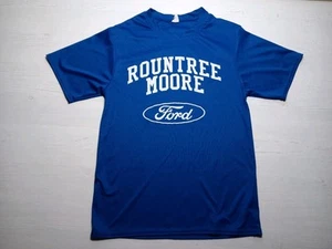 Ford Roundtree Moore Blue T-Shirt Size Small. Defect See Pics - Picture 1 of 11