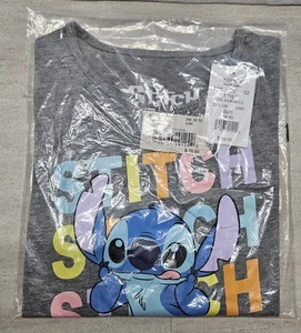 Disney Stitch Girls 7-16 "MultiStitch" Long Sleeve T-Shirt Size M(8)/New - Picture 1 of 4