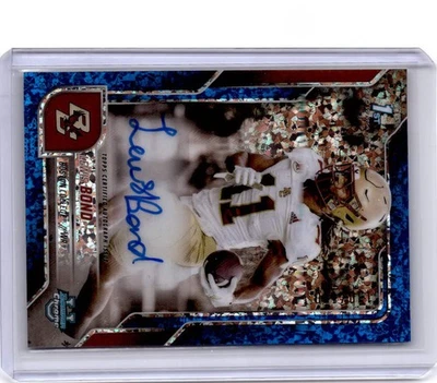 2025 Bowman University Chrome Lewis Bond Prospect Auto Blue Mini-Diamond #/150 - Image 1 of 2