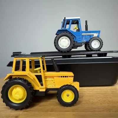 Diecast Yellow #8 Farm Tractor 3185 Friction Power Motor, International 3180 See - Image 1 of 4