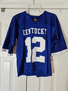 Vintage UK University Of Kentucky Wildcats Football Jersey YOUTH M #12 Used - Picture 1 of 8