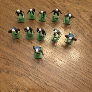 ELEVEN Electric Football PLAYERS Tennessee Titans 1” USED EXCELLENT FS - Picture 1 of 11