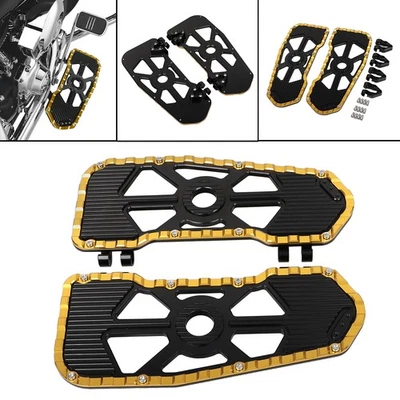 Aluminum Driver Footboard Floorboard For Harley Heritage Softail Road Glide King - Изображение 1 из 4