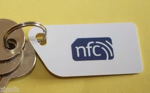 10 x weiß NFC Etikett Kunststoff Schlüsselkarten NXP NTAG213 Android Windows iOS - Bild 1 von 1