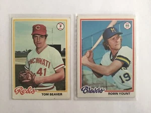 1978 Topps #450 Tom Seaver #173 Robin Yount - Picture 1 of 5