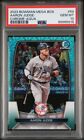Aaron Judge 2023 TBowman chrome Mega Box Aqua #59/225 New York Yankees PSA 10