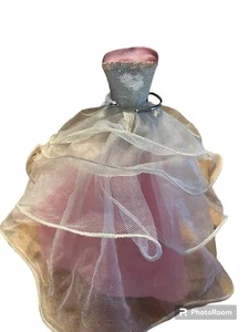 Barbie bambola danza vestito magico top e gonna a strati in tulle bianco - Foto 1 di 4