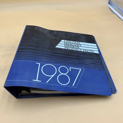 1987 ЛИНКОЛЬН РТУТЬ МЕРКУР ФАКТЫ О ПРОДУКТЕ ПЕРЕПЛЕТ СОБОЛЬ ГРАНД МАРКИЗ ПУМА РЫСЬ - Изображение 1 из 4