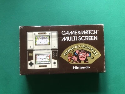 NINTENDO DONKEY KONG 2 GAME & WATCH Multi-Screen Nintendo / JR-55 / 1983 BOXATO - Immagine 1 di 4