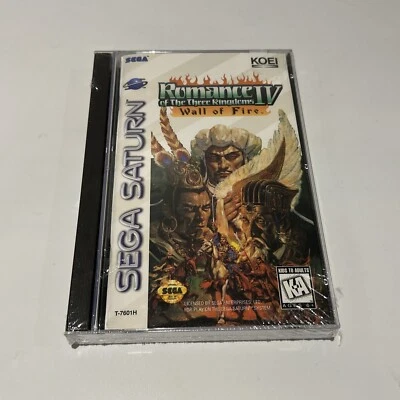 NEW Romance of the Three Kingdoms IV: Wall of Fire (Sega Saturn, 1995) READ — 第 1/4 张图片