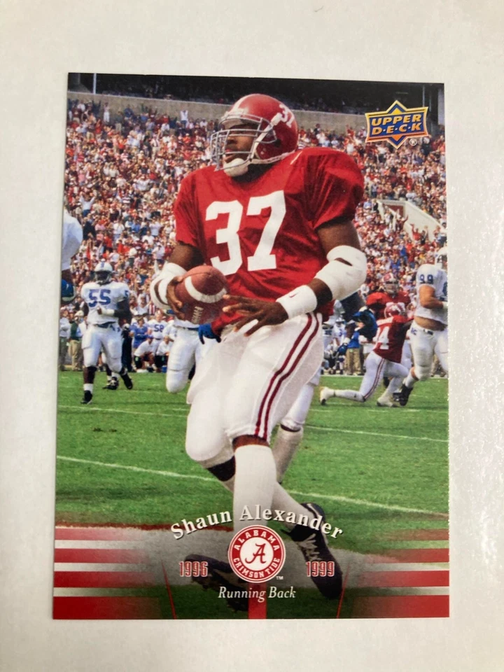 2012 Upper Deck University of Alabama football card #70 SHAUN ALEXANDER!!! - Image 1 of 2