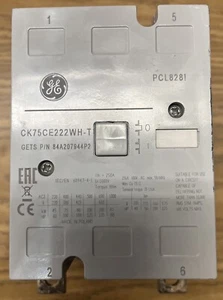 GE CONTACTOR CK75CE322WH-T - Picture 1 of 8