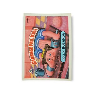 1987 Topps Garbage Pail Kids Original Series 9 #340b Rollin' Rolanda Sticker