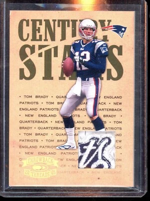 Camiseta deportiva Playoff Threads 2005 Tom Brady Century Stars parche logotipo/25 Foto 1 de 3