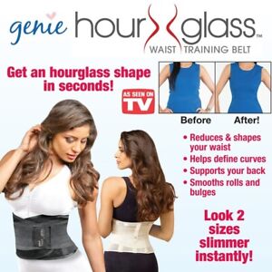 As Seen on TV Genie Hour Glass Waist Shaper Training Belt 1X/2X New with Tags