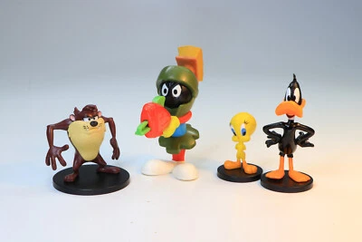 Warner Bros Figurine Donald Duck Taz Marvin Martian Tweety Vintage 90's Bundle - Image 1 of 4