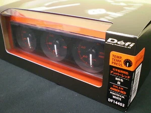 Defi OEM DIN-Gauge Combination Meter DF14402 (Red Char/Red Illumi/White Point) - Picture 1 of 3